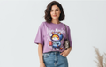 Deep Purple Hue T-shirt 100% Premium Cotton Casual Wear Trendy Deep Purple Hue T-shirt 100% Premium Cotton Casual Wear