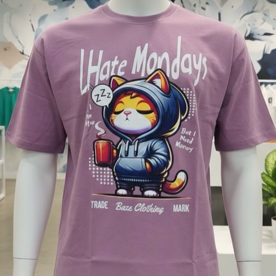 Deep Purple Hue T-shirt 100% Premium Cotton Casual Wear Trendy Deep Purple Hue T-shirt 100% Premium Cotton Casual Wear